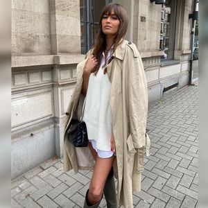 Double-Breasted trenchcoat by H&M - XS - New with tags